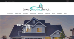 Desktop Screenshot of luxuryhousingtrends.com